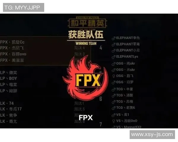和平精英赛场聚焦FPX战队实力分析与战术探讨